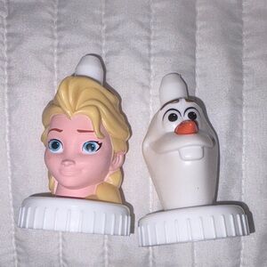 Frozen Characters Good2Grow Bottle Toppers Elsa and Olaf